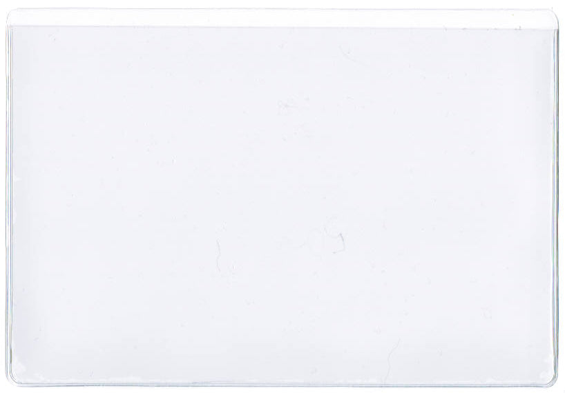 Clear Vinyl Sleeve - Open on Long Side with 0.25" Drop - External Dimensions 4" x 5"