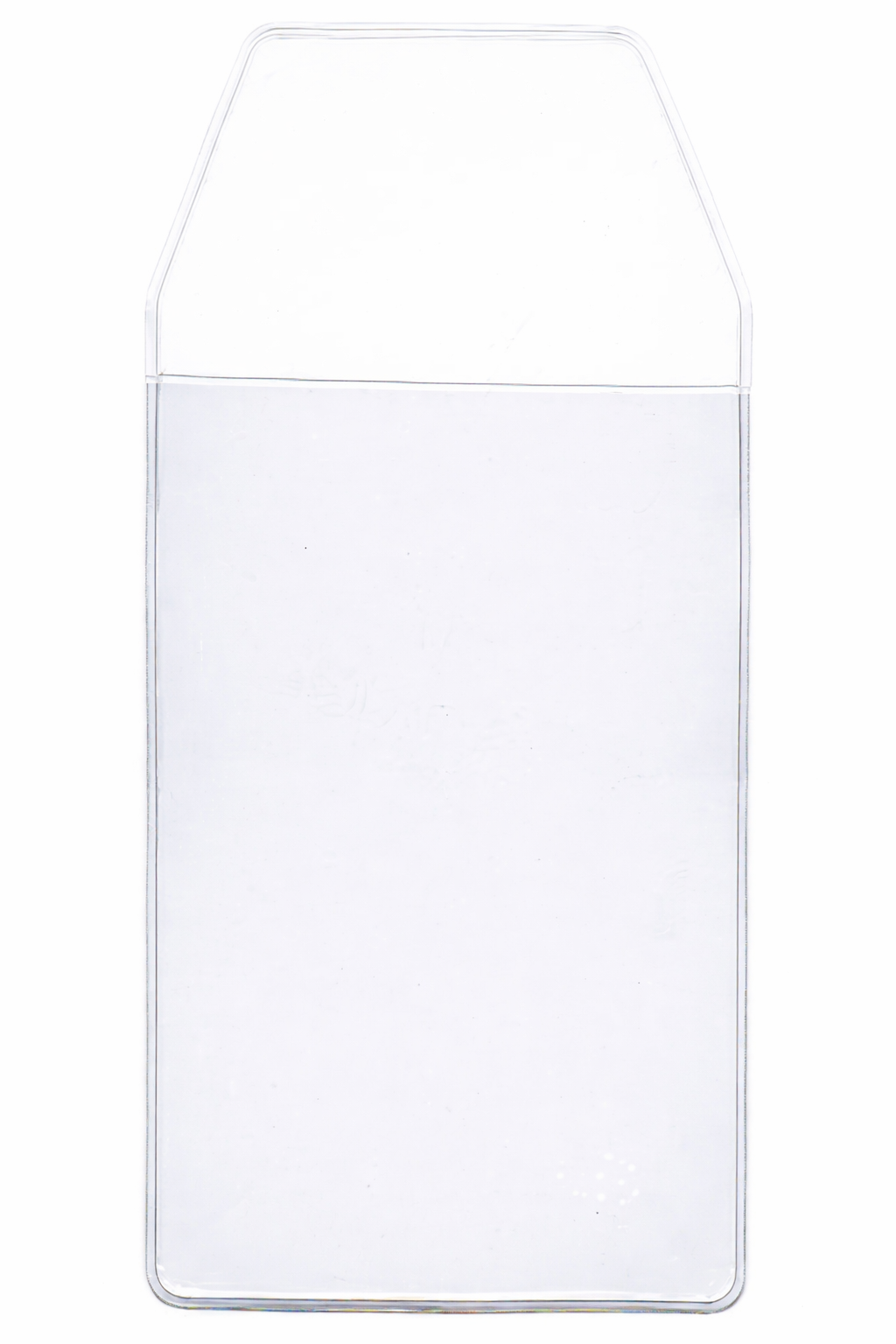 Vinyl Pouch with 2" Flap with 0.25" Drop - External Dimensions 3.5" x 5.875" - Open on Short Side (Portrait)