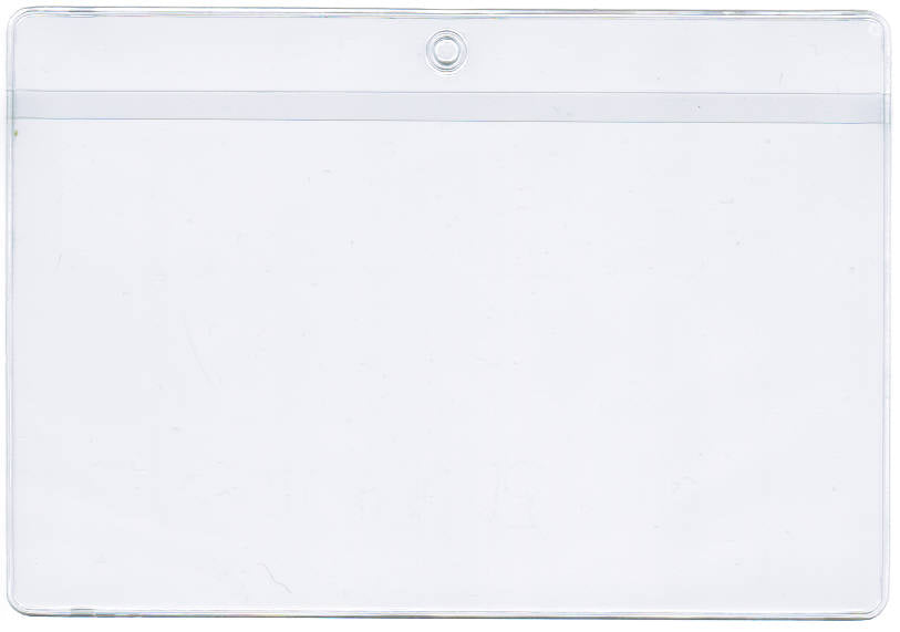Job Ticket Holder - .25" Hole with .75" Drop - Open on Long Side (Landscape) - External Dimensions 10.062" x 12.937"