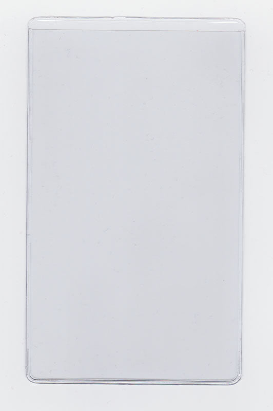 Clear Vinyl Sleeve with 0.25" Drop - Open on Short Side (Portrait) - External Dimensions 4.0000" x 6.7500"