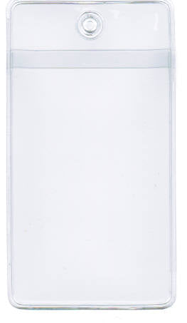 Job Ticket Holder with 0.75" Drop - Open on Short Side (Portrait) - External Dimensions 2.375" x 4.375"
