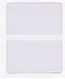 Vinyl Sleeve with Adhesive Back