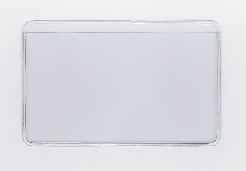Vinyl Sleeve with Adhesive Back with 0.25" Drop - Open on Long Side (Landscape) - External Dimensions 9.000" x 11.25"