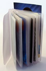 10 Page Top Load Trifold Wallet Insert