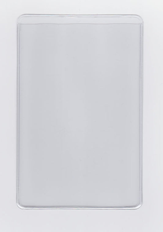 Clear Vinyl Sleeve with 0.25" Drop - Open on Short Side (Portrait) - External Dimensions 4.375" x 6.75"