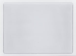 Clear Vinyl Sleeve - Open on Long Side with 0.25" Drop - External Dimensions 10.062" x 12.937"