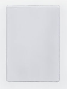 Vinyl Sleeve with Adhesive Back with 0.25" Drop - Open on Short Side (Portrait) - External Dimensions 5.5" x 8"