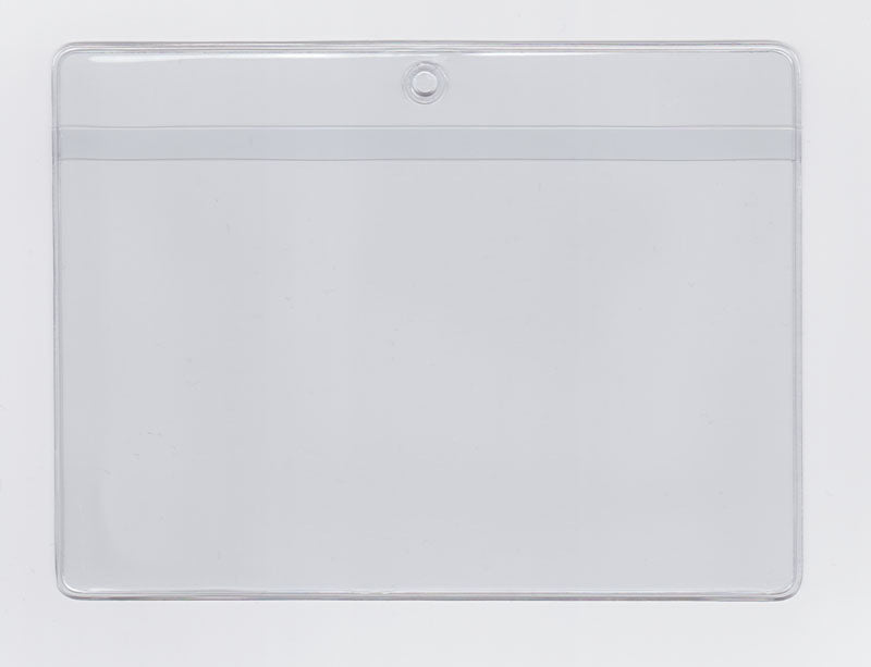 Job Ticket Holder - Open on the Long Side (Landscape) with .75" Drop - External Dimensions 3.5" x 4"