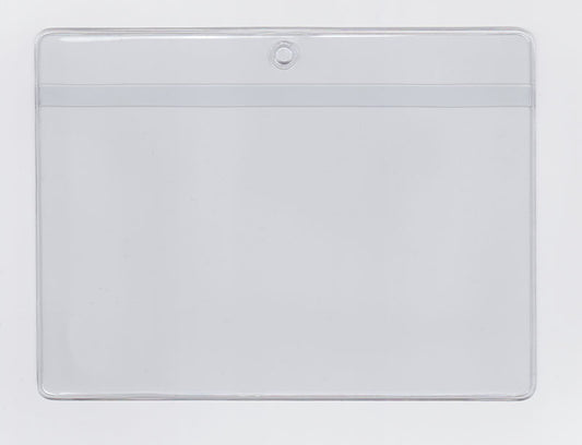 Job Ticket Holder - Open on the Long Side (Landscape) with .75" Drop - External Dimensions 3.5" x 4"