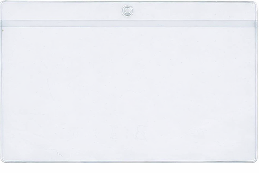 Job Ticket Holder - .25" Hole with .75" Drop - Open on Long Side (Landscape) - External Dimensions 14.25" x 20"