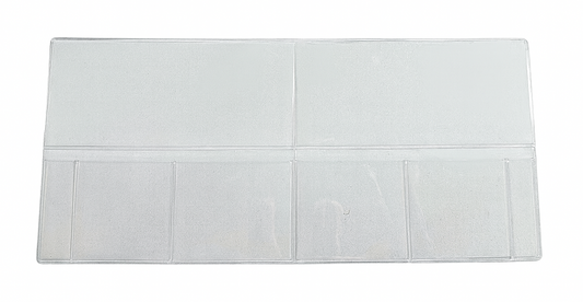 Custom Vinyl Sleeve with 4 Pockets - Open on Long Side (Landscape) - External Dimensions 5.5" x 11.625"