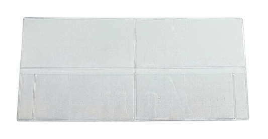 Custom Vinyl Sleeve with 2 Pockets - Open on Long Side (Landscape) - External Dimensions 5.5" x 11.625"