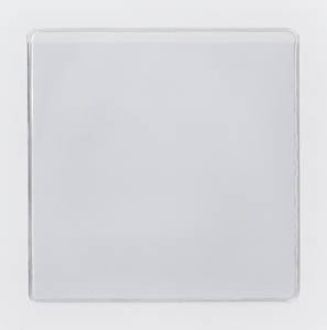 Clear Vinyl Sleeve with 0.25" Drop - Open on Short Side (Portrait) - External Dimensions 6.5" x 6.5625"