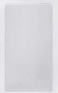 Vinyl Sleeve with Adhesive Back - Open on Short Side (Portrait) - External Dimensions 6" x 19"