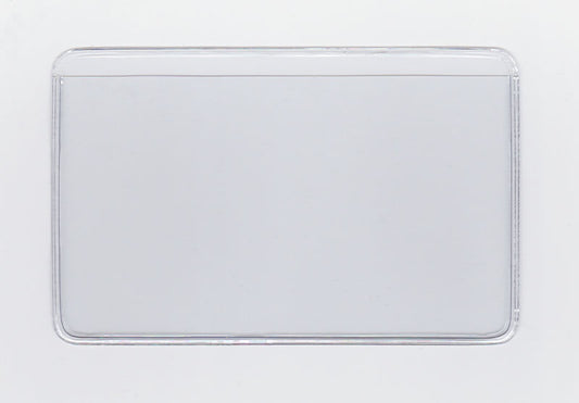 Vinyl Sleeve with Adhesive Back with 0.25" Drop - Open on Long Side (Landscape) - External Dimensions 9.000" x 11.25"