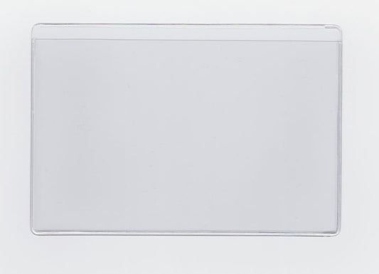 Clear Vinyl Sleeve with 0.25" Drop - Open on Long Side (Landscape) - External Dimensions 8.5" x 11"