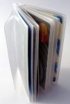 10 PG TRIFOLD WALLET INSERT FEATHER EDGE - O.D. 3.625